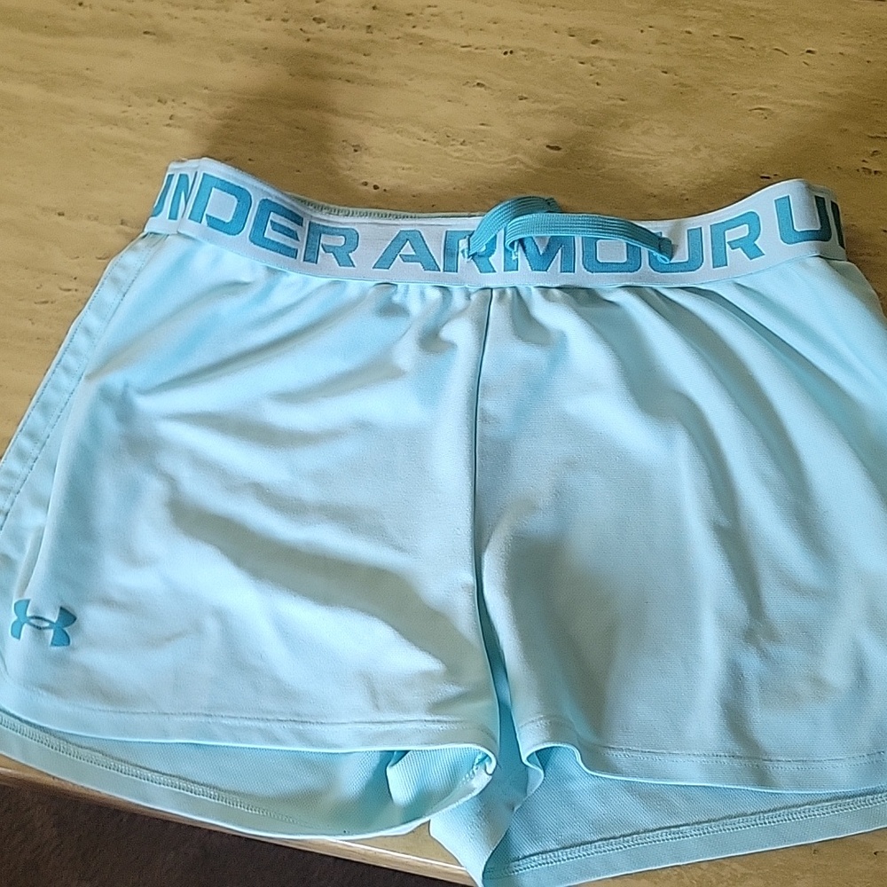 Light baby blue under Armour shorts